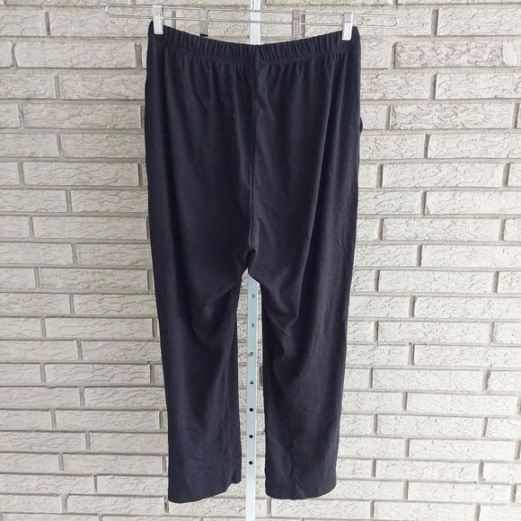 Woman Within Black Elastic Waist Pocket Sweat Pants 18/20 NWOT - Picture 6 of 6